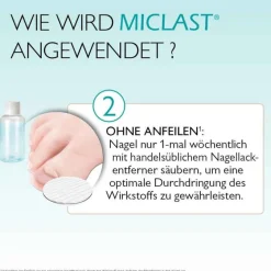 Miclast 80 mg / g wirkstoffhaltiger Nagellack, 3 ml- Nagelpilz Lack