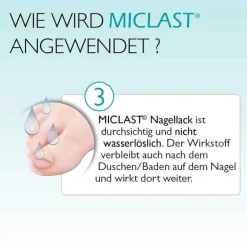Miclast 80 mg / g wirkstoffhaltiger Nagellack, 3 ml- Nagelpilz Lack