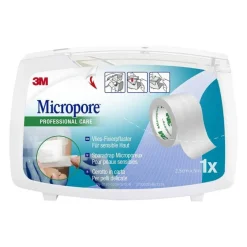 Micropore Rollenpflaster-Vliespflaster 5 mx2,5 cm mit Abr.1530 - 1D, 1 St