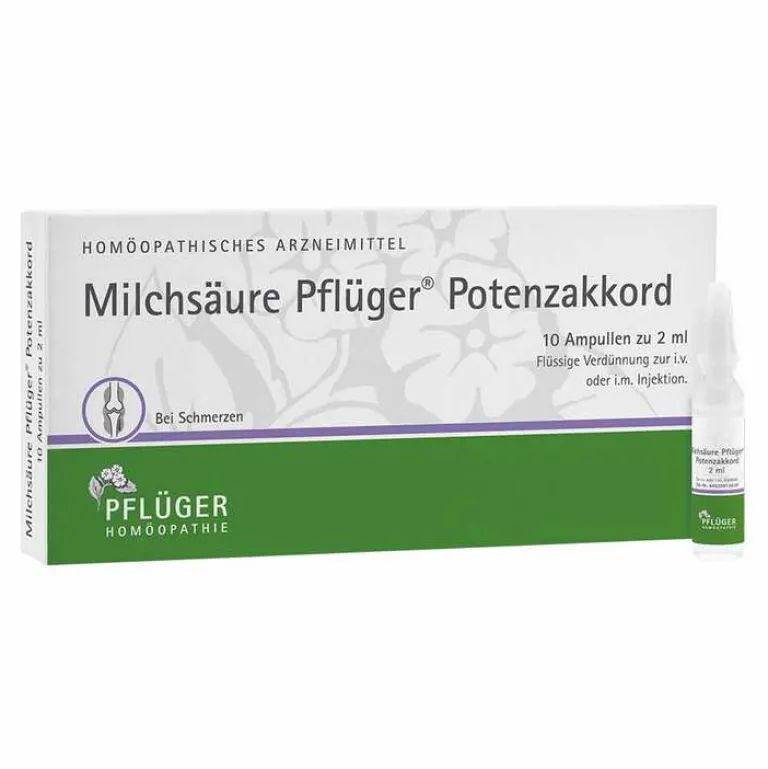 Pflüger Milchsäure Potenzakkord Injektionslösung Ampulle , 10 St- A. Pflüger