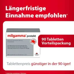 Milgamma protekt Vitamin B1 Tabletten, 90 St- Vitamin B1 (Thiamin)|Medikamente