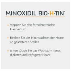 BIO-H-TIN Mittel Gegen Haarausfall-Minoxidil -Pharma 50 mg/ml Spray für Männer, 3X60 ml