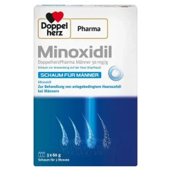 Minoxidil Männer 50 mg / g Schaum, 3X60 g^DoppelherzPharma New