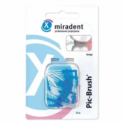Miradent Zwischenraumreinigung-Interdentalbürste Pic-Brush large blau, 12 St