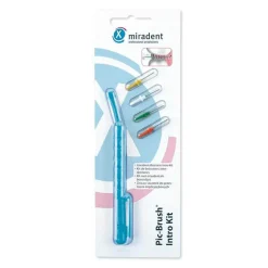 Miradent Zwischenraumreinigung-Interd.PIC-Brush Intro Kit blau 1Hal. + 4B., 1 St