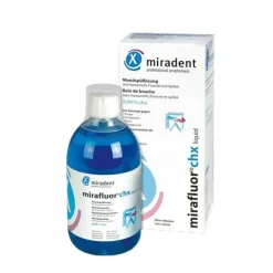 Miradent Mundspüllösung mirafluor chx 0,06%, 500 ml- Mundspülung|Mundpflege