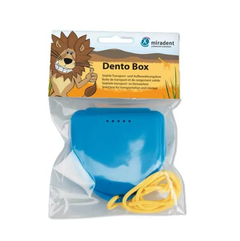 Zahnspangenbox Dento Box I blau, 1 St^Miradent Discount