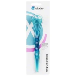 Miradent Zungenreiniger Tong-Clin de L.blau trans., 1 St- Mundpflege