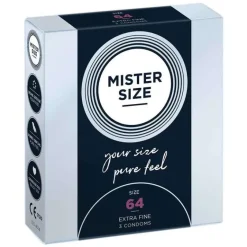 64 Kondome, 3 St^Mister Size New