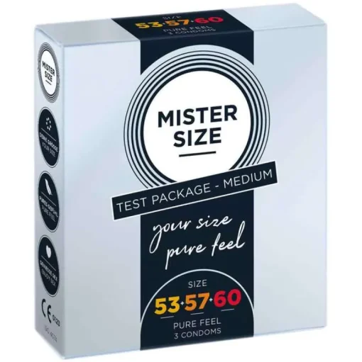 Mister Size Probierpackung 53-57-60 Kondome, 3 St- Kondome