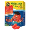 Möller`s Omega-3 Gelee Fisch Erdbeere Kautabletten, 36 St^Möllers New