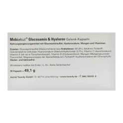 Mobiakut Glucosamin & Hyaluron Gelenk-Kapseln, 90 St- Glucosamin-Chondroitin