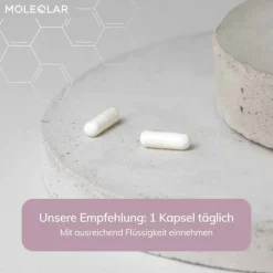 MoleQlar Hyaluronsäure-Longevity Hyaluron + Glycin Kapseln, 60 St