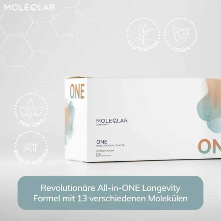 MoleQlar Grüner Tee|Hyaluronsäure-Longevity One Beutel, 30 St