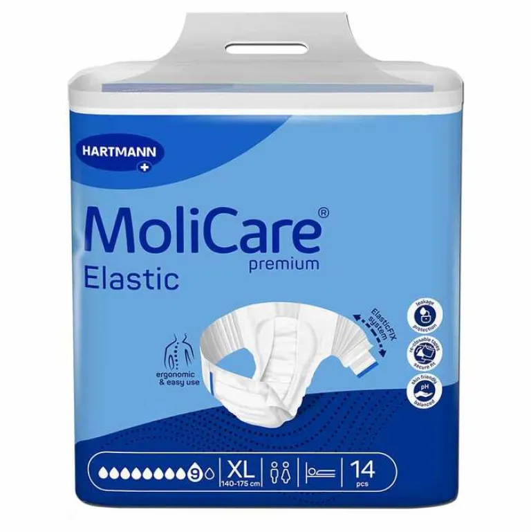 ® Premium Elastic Slip 9 Tropfen Größe XL, 14 St^Molicare Discount