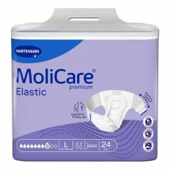 Molicare Windeln & Pants-® Premium Elastic Slip 8 Tropfen Größe L, 24 St