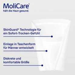 Premium Men Pad 2 Tropfen, 14 St^Molicare Hot