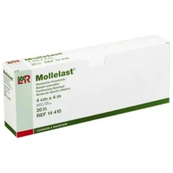 Mollelast Mullbinden|Binden & Verbände-4cmx4m einzeln verpackt, 20 St