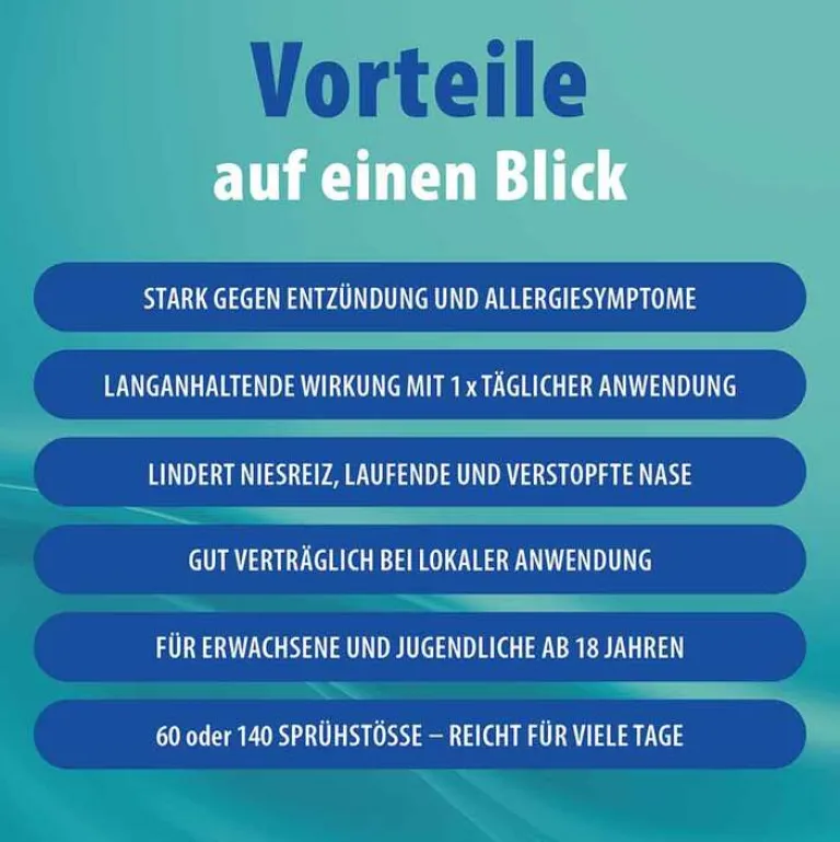 Puren Mometason Nasenspray|Allergie Medikamente-Mometason Heuschnupfenspray 50 µg, 18 g