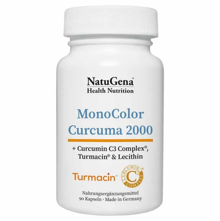 Monocolor Curcuma 2000 Kapseln, 90 St^Natugena Best