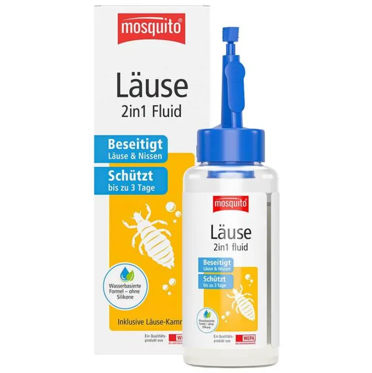 Mosquito ® Läuse 2in1 Fluid, 200 ml-Kinder Läusemittel|Läuseshampoo