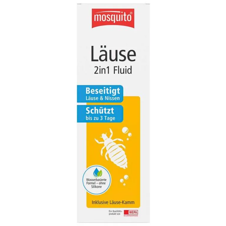 Mosquito ® Läuse 2in1 Fluid, 200 ml-Kinder Läusemittel|Läuseshampoo