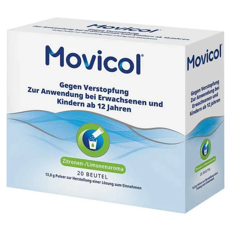 Movicol Abführmittel-® Beutel Pulver – schnelle Hilfe bei Verstopfung, 20 St