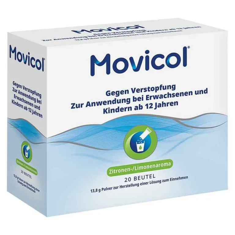 Movicol Abführmittel-® Beutel Pulver – schnelle Hilfe bei Verstopfung, 20 St