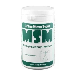 The Nutri Store Msm Schwefel-MSM 100% rein Methyl Sulfonyl Methan Pulver, 250 g