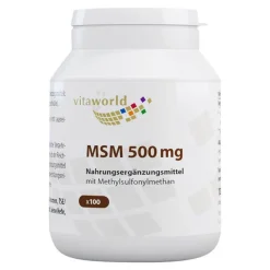 Vitaworld Msm Schwefel-MSM Kapseln von Vita World, 100 St