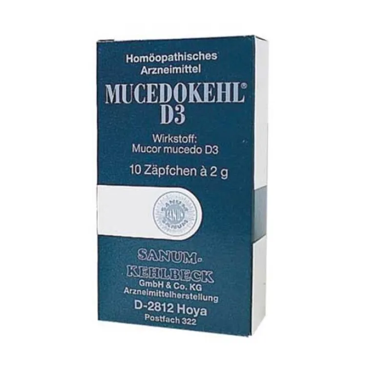 Mucedokehl Sanum Kehlbeck-D 3 Suppositorien, 10 St