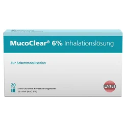 Mucoclear 6% Nacl Inhalationslösung, 20X4 ml- Inhalate