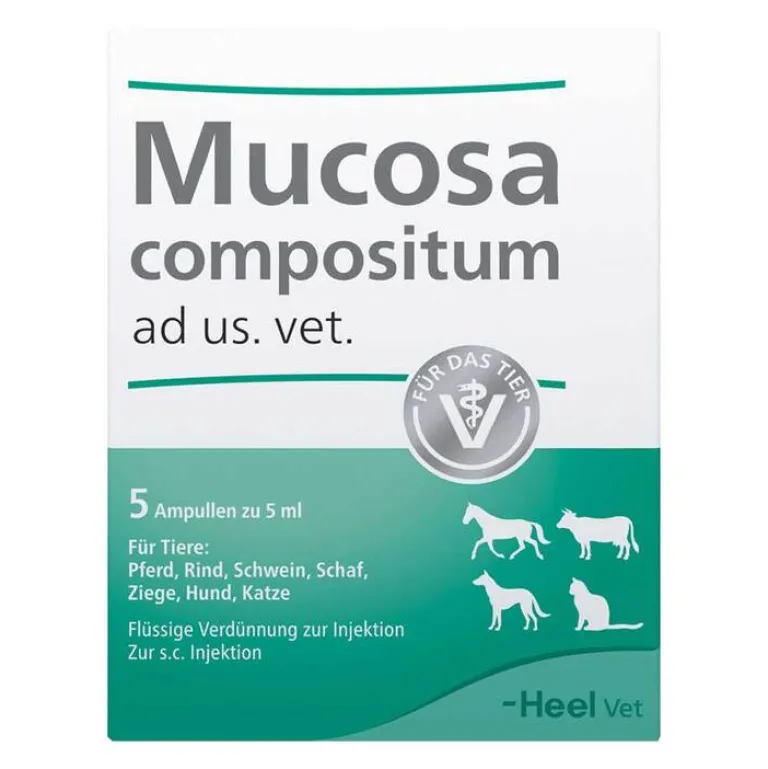 Mucosa Compositum Ampullen vet. (für Tiere), 5X5 ml^Heel