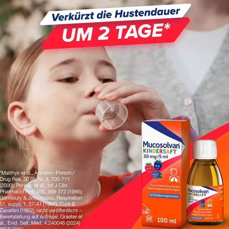 Kindersaft, 100 ml^Mucosolvan Discount