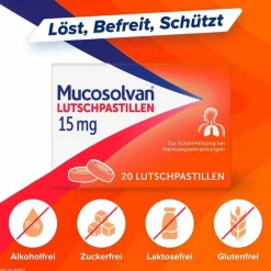 Mucosolvan Lutschpastillen, 20 St- Hustenlöser