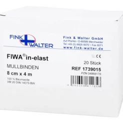 Mullbinden 4mx8cm 100% Baumw, 20 St- Mullbinden