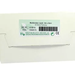 Mullbinden 4mx6cm unverpackt, 20 St- Mullbinden