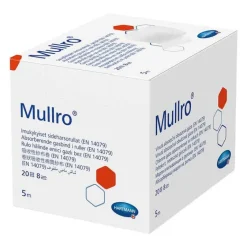 Mullro Mull & Zellstoff-Verbandmull gerollt 10 cm x 5 m, 1 St