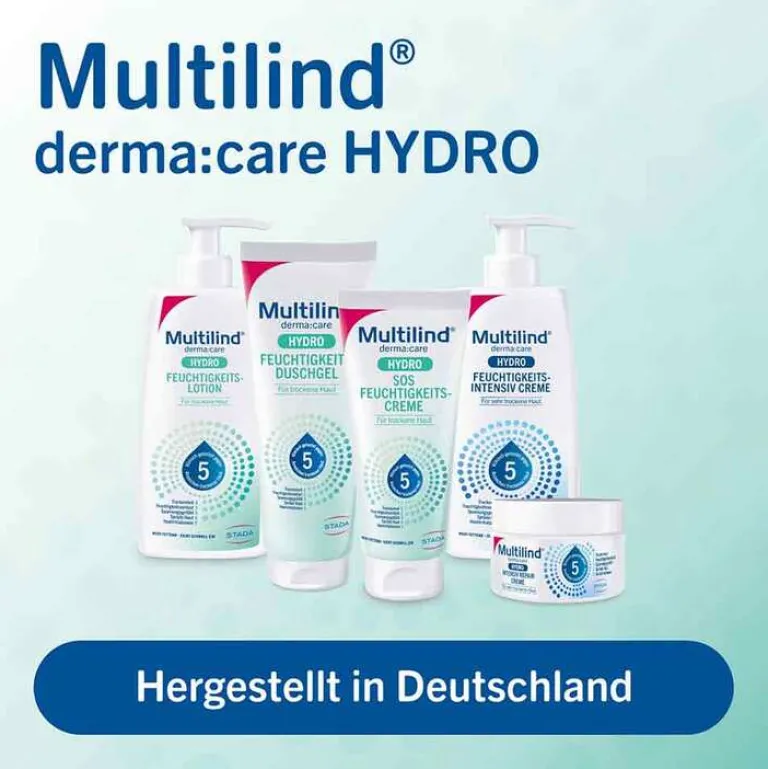 Multilind Dermacare Hydro Intensiv Repair Feuchtigkeits-Creme , 150 ml- Trockene & Sensible Haut