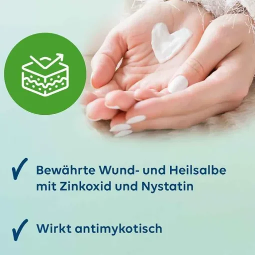 Multilind Heilsalbe mit Nystatin und Zinkoxid, 25 g-Kinder Haut|Zinksalbe