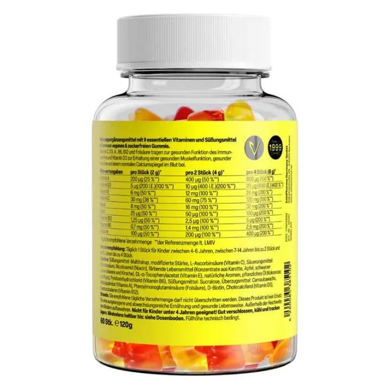 Zein Pharma Multivitamin Gummis family, 60 St- Multivitamine