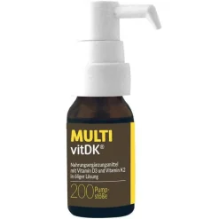 Multivit DK Lösung Vitamin D3 + K2, 10 ml- Vitamin D (Colecalciferol)|Vitamin K