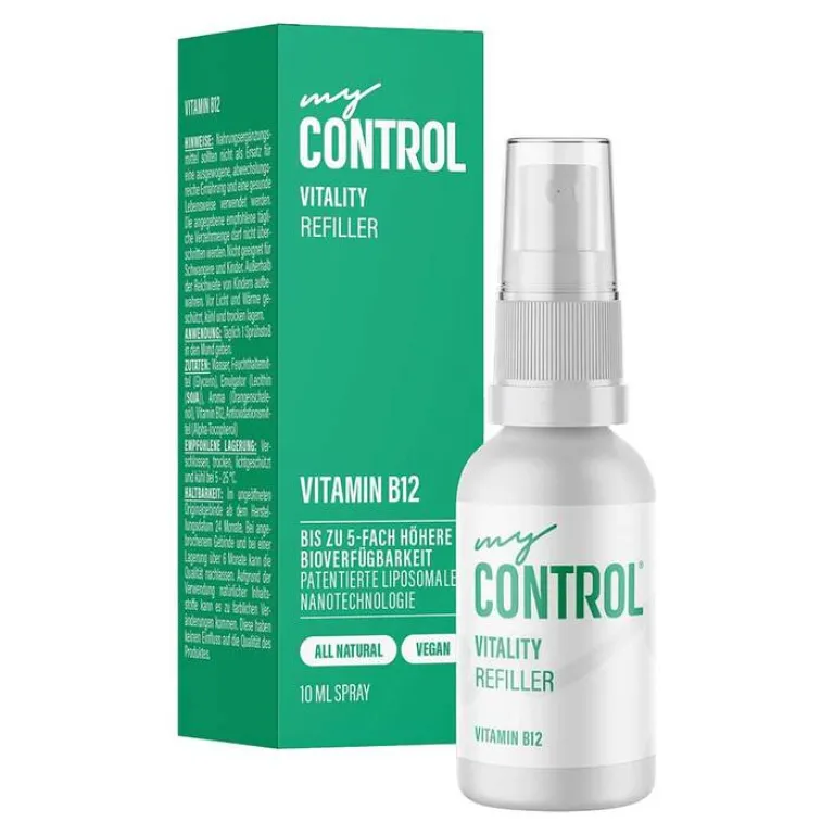 MY Control Vitamin B12 (Cobalamin)-Vitality Vitamin B12 Spray, 10 ml