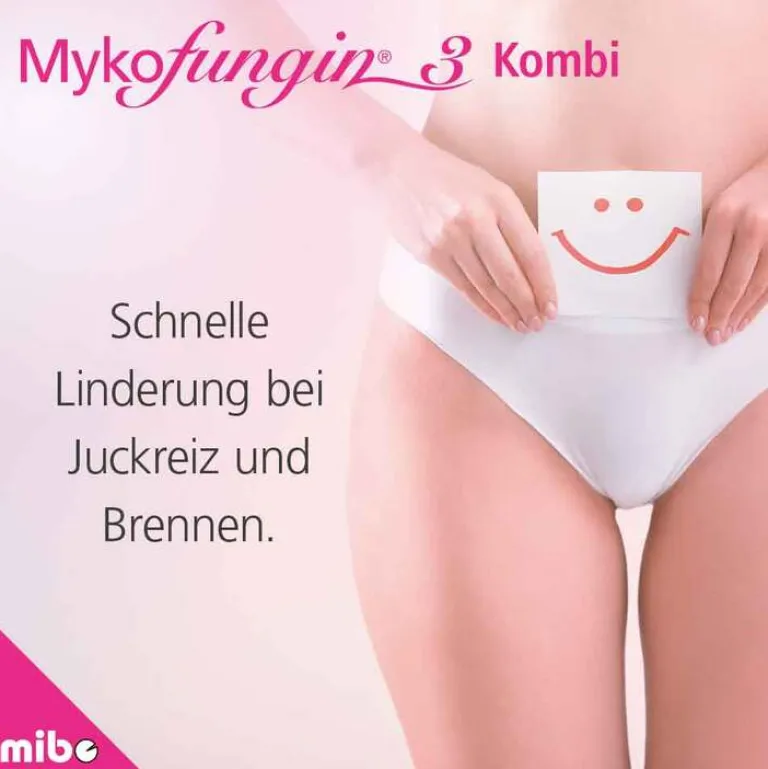Mykofungin 3 Kombi 200 mg Vaginaltabletten + 10 mg / g Creme, 1 P- Scheidenpilz Medikamente