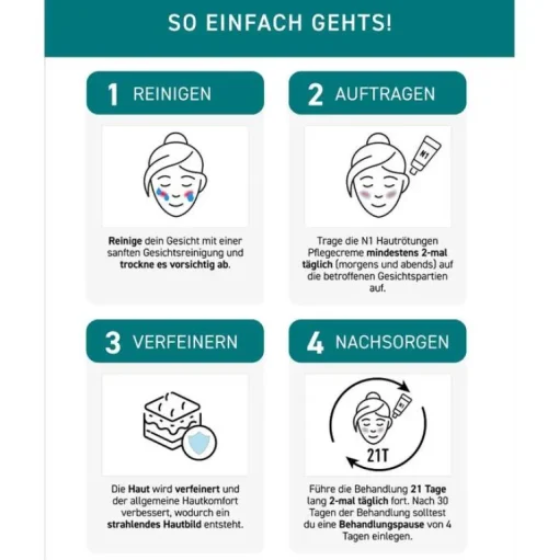 N1 Hautrötungen Pflegecreme, 30 ml- Rötungen