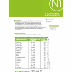 Multivitamine-N1 Multivitamine + Mineralstoffe Tabletten, 365 St