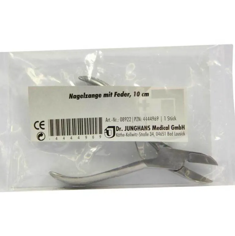 Nagelzange mit Feder 10 cm, 1 St- Maniküre