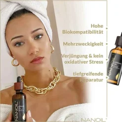 Everett Cosmetics Nanoil Arganöl für Körper, Gesicht und Haar, 50 ml- Körperöle|Sonstige Gesichtspflegeprodukte