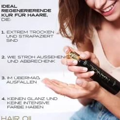 Everett Cosmetics Haarkur & Balsam-Nanoil Haaröl High Porosity Hair, 100 ml