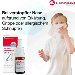 Aliud Pharma Nasentropfen Für Kinder|Nasentropfen-NASENTROPFEN AL 0,05 %, 10 ml